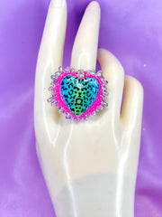 Leopard Heart Ring Design