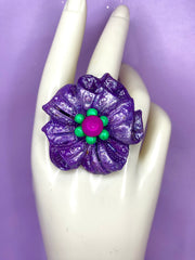 Regal Blossom Ring Design