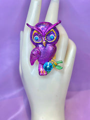 Moon Owl Ring Design