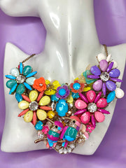 Spring Birds Neckpiece Design