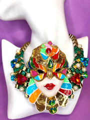 Venetian Mask Neckpiece Design