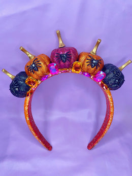 Enchanted Pumpkin Headband Design (Orange)