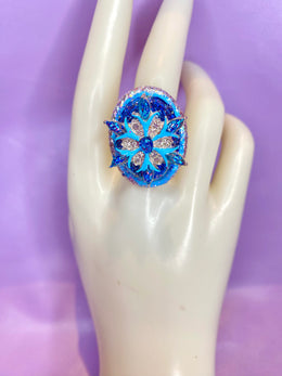 Snowflake Symphony Ring Design