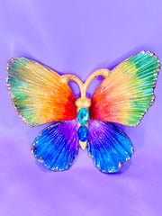 Tropical Butterfly Brooch Design