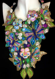 Butterfly Garden Neckpiece Design