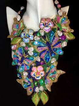 Butterfly Garden Neckpiece Design