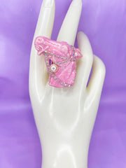 Horse of The Pearly Moon Ring Design