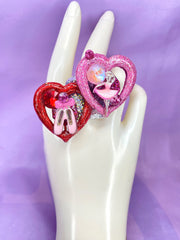 Ballerina Hearts Ring Design