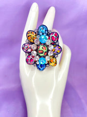 Leopard Flower Ring Design