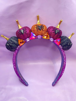 Enchanted Pumpkin Headband Design (Purple)